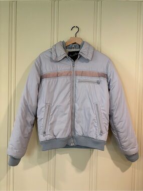 Light Grey Vintage Women’s Puffer Jacket